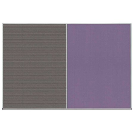United Visual Products Enclosed Corkboard, 1 Door, 72"x48", 4" Fra, UV3405-BRONZE-RUBBER UV3405-BRONZE-RUBBER